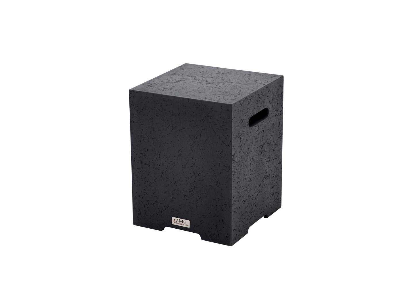 Square Tank Cover - Dark Gray Limestone