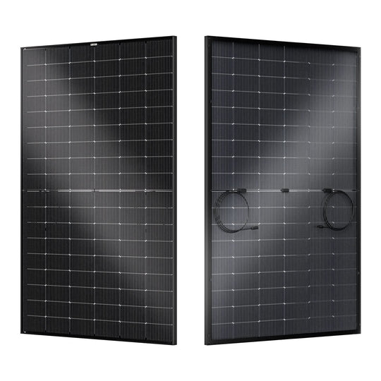 Product photo of BougeRV 400 Watt N-Type Rigid Bifacial 16BB Mono Solar Panel