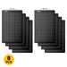 Product photo of BougeRV Arch 2.0 100W N-Type Fiberglass Flexible Solar Panel - 8PCS