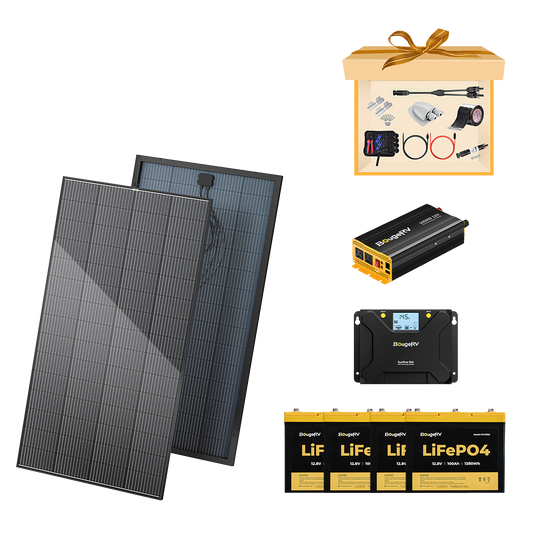 Product photo of BougeRV 800W 12V Rigid Solar System Kit