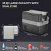 BougeRV 12V 53 Quart Portable Fridge Car Freezer Refurbished