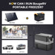 BougeRV 12V 53 Quart Portable Fridge Car Freezer Refurbished