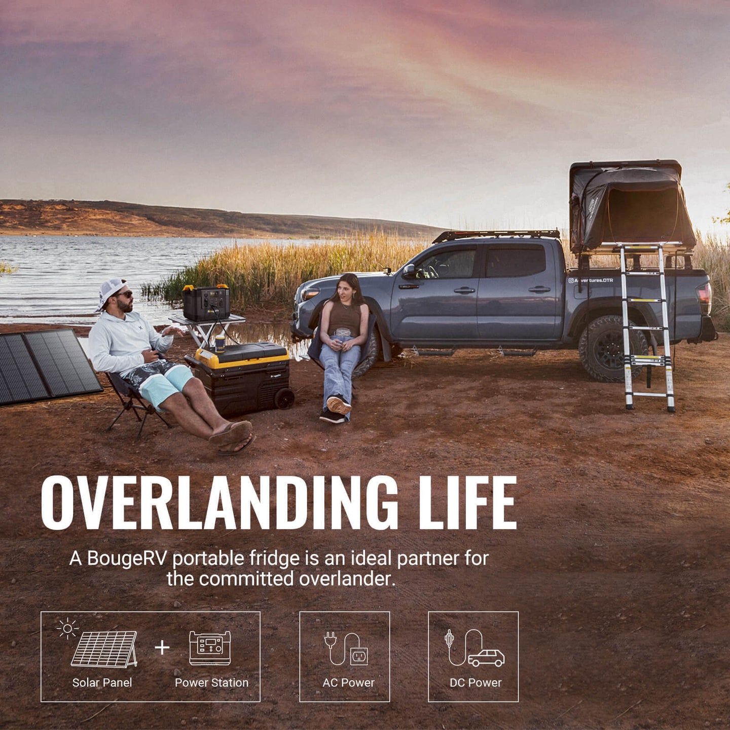 BougeRV CR55 portable fridge