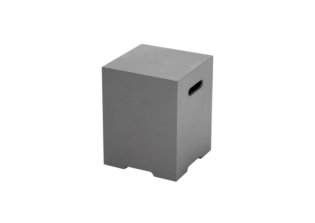 Square Tank Cover - Light Gray Smooth
