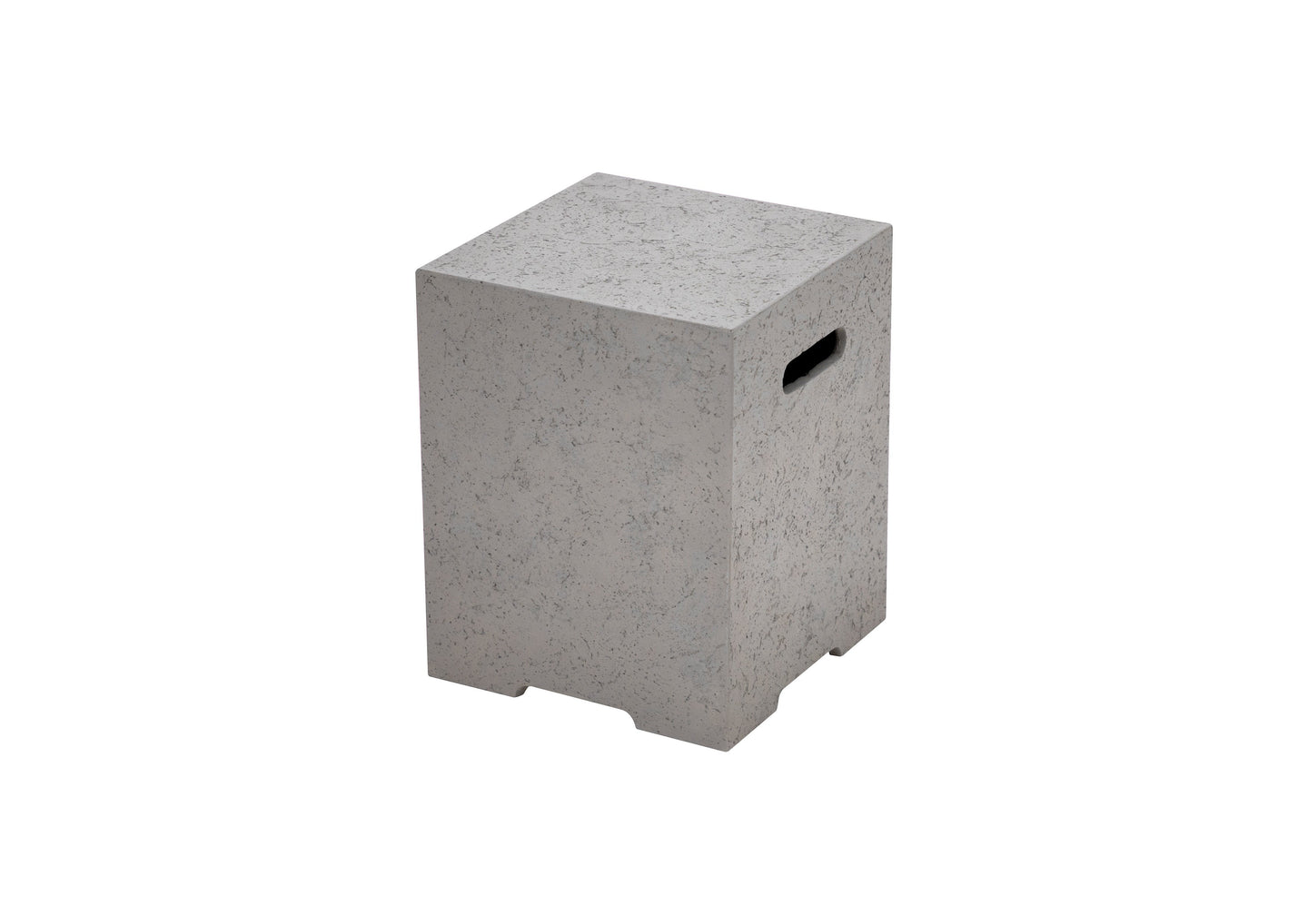 Square Tank Cover - Light Gray Limestone