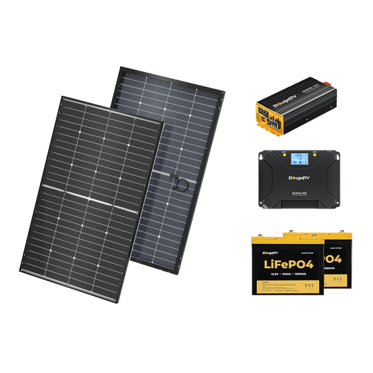 Product photo of BougeRV 12V 400W TOPCon Rigid Solar Kit