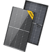 BougeRV 200 Watt bifacial solar panel