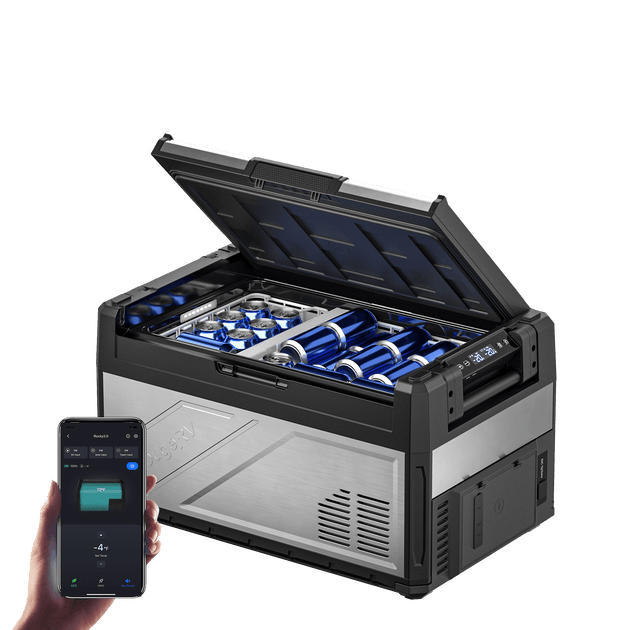 Product photo of BougeRV New Rocky V3.0 41QT Dual Zone 12V Car Fridge