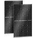 two 200W rigid solar panels