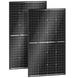 two 200W rigid solar panels