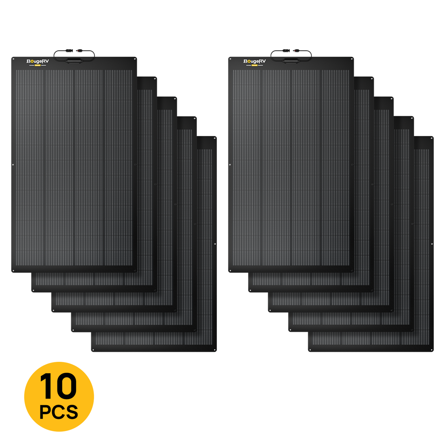 Product photo of BougeRV Arch Pro 200W ShadePower N-Type Flexible Solar Panel