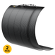 2PCs BougeRV Arch PRO flexible solar panels