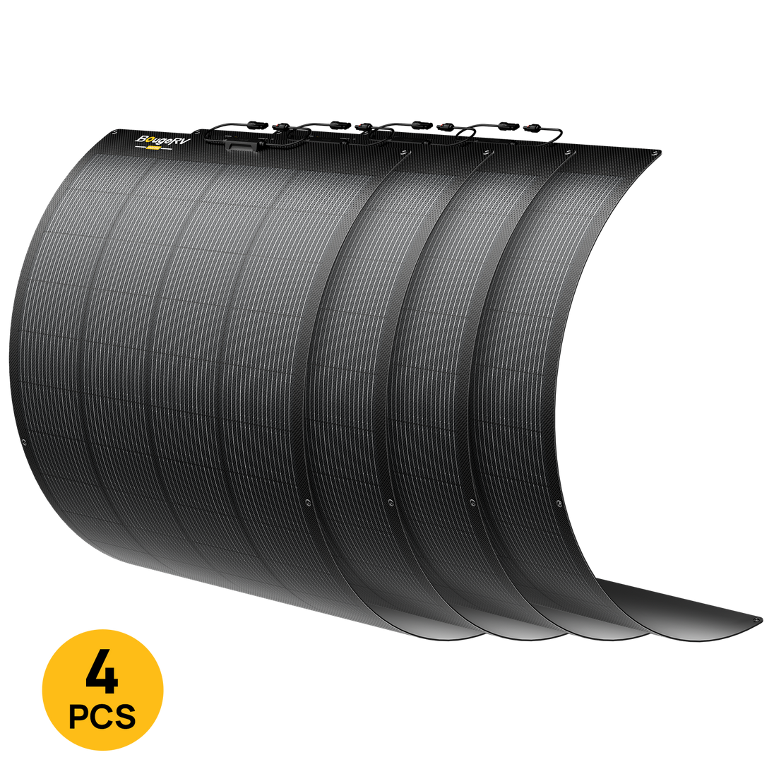 4pcs flexible solar panels