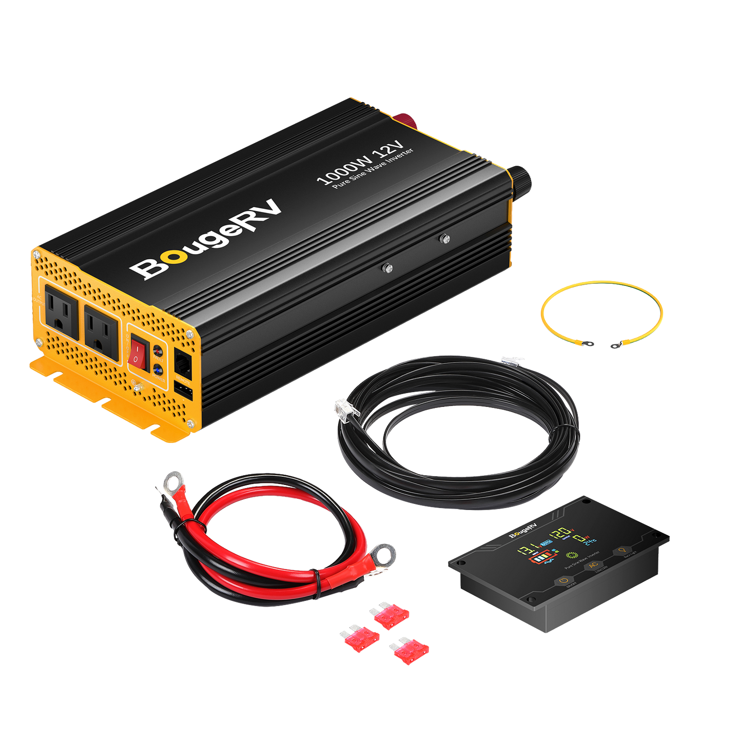 Product photo of BougeRV 12V 200W TOPCon Rigid Solar System Kit