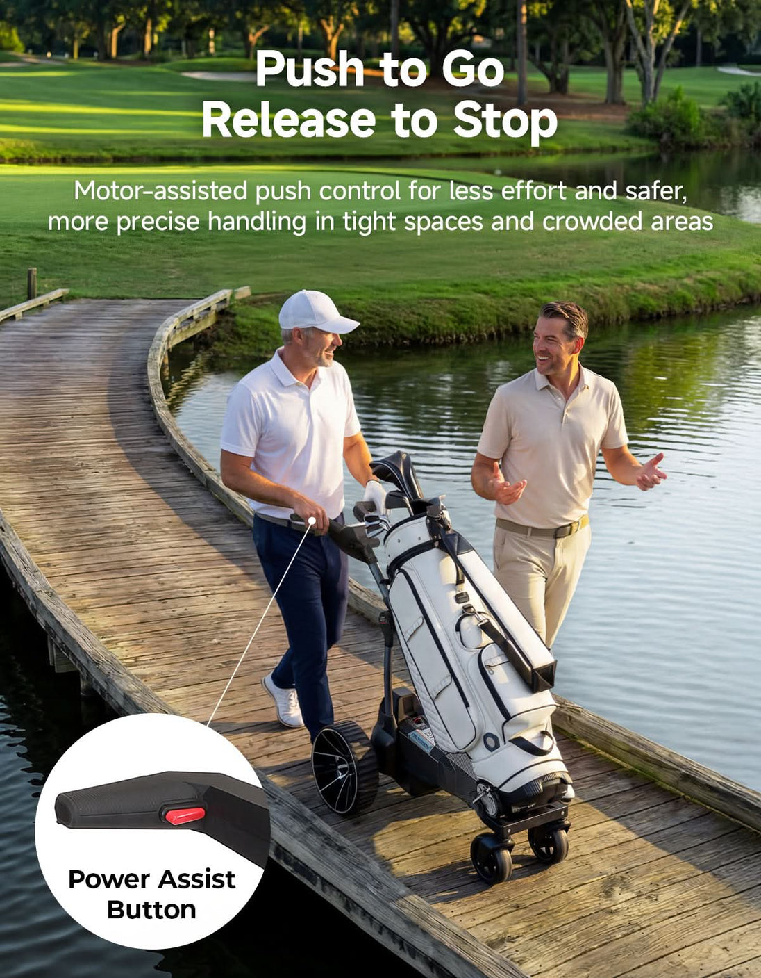 Product photo of KEMIMOTO ApexR Electric Golf Push Cart