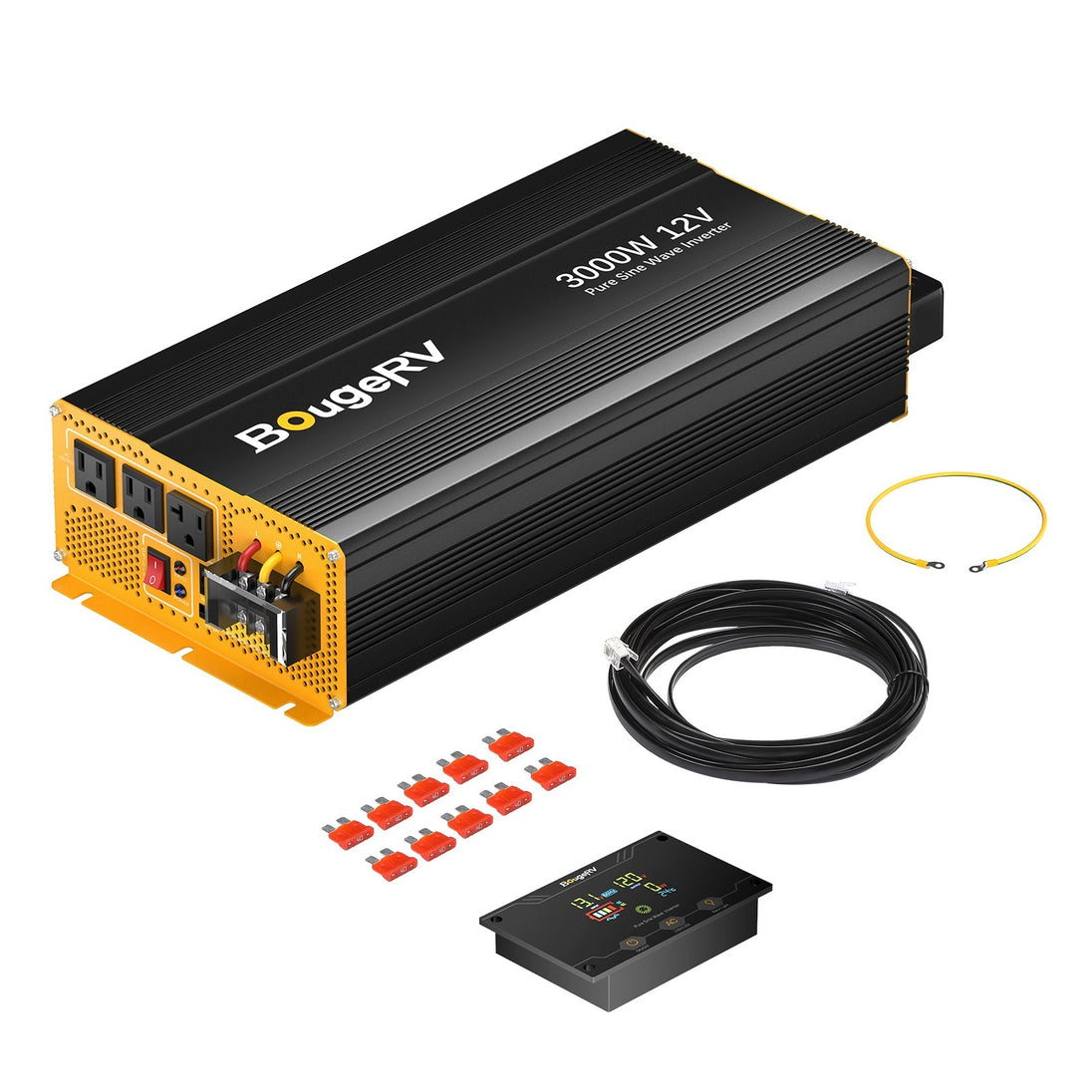 Product photo of BougeRV 800W 12V Rigid Solar System Kit