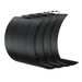 Product photo of BougeRV Arch 200 Watt Fiberglass Flexible Curved Solar Panel