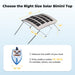 BougeRV Solar Bimini Top 3Bow 73-78W