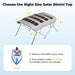 BougeRV Solar Bimini Top 4Bow 91-96W