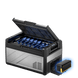 Product photo of BougeRV New Rocky V3.0 41QT Dual Zone 12V Car Fridge with 240Wh Battery - Fridge with Battery