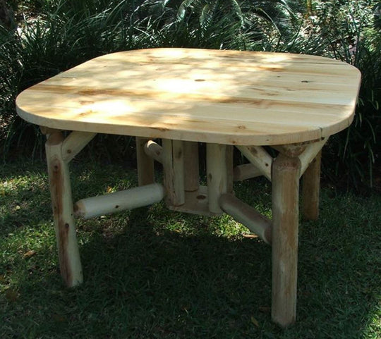 Lakeland Mills Cedar Log 47 inch Roundabout Table