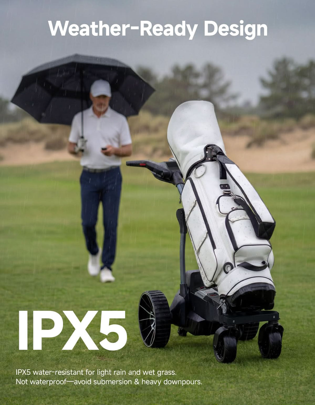 Product photo of KEMIMOTO ApexR Electric Golf Push Cart