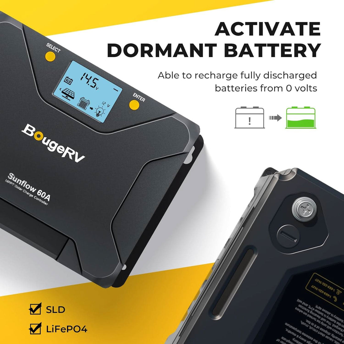 Product photo of BougeRV 800W 12V Rigid Solar System Kit