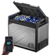 Product photo of BougeRV New Rocky V3.0 81QT Dual Zone 12V Car Fridge