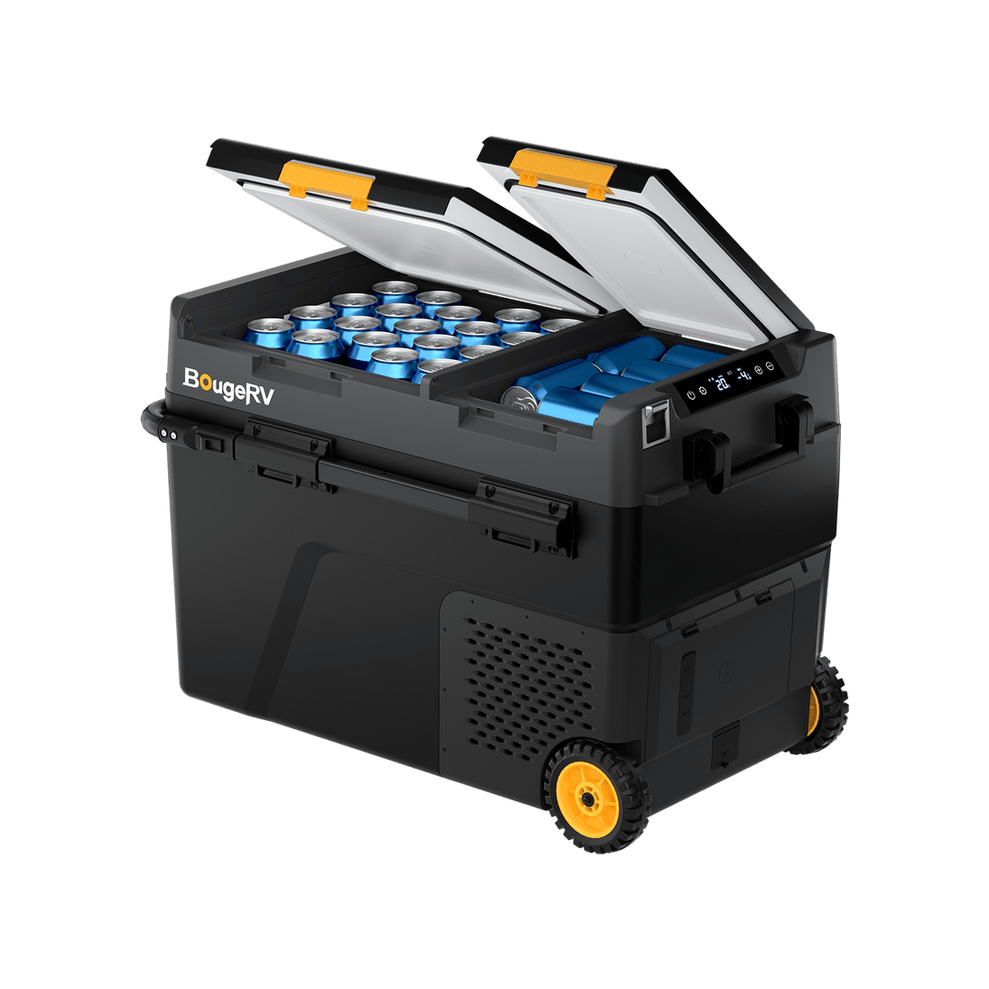 Product photo of BougeRV New CRD2 V2.0 52QT Dual Zone 12V Portable Fridge with 240Wh Battery - Fridge Only