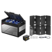 Product photo of BougeRV Rocky Solar Battery Portable Fridge Kit - 55QT