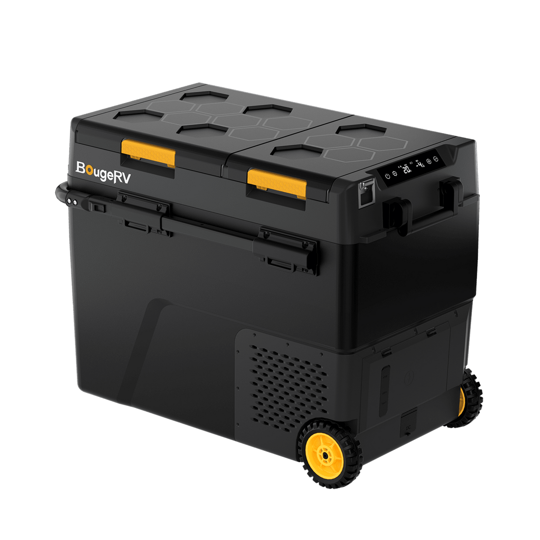 Product photo of BougeRV New CRD2 V2.0 61QT Dual Zone 12V Portable Fridge