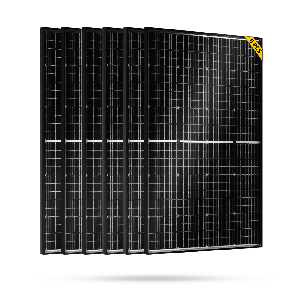 Product photo of BougeRV N-Type 1200 Watts 16BB 12V/24V Bifacial Solar Panel
