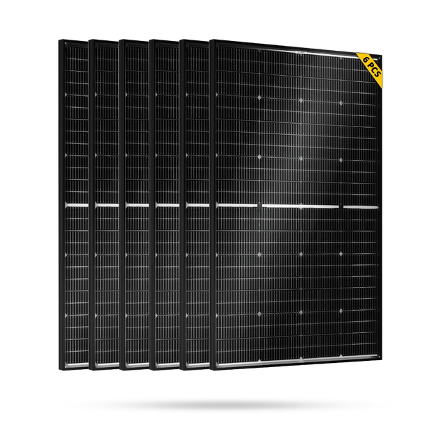 Product photo of BougeRV N-Type 1200 Watts 16BB 12V/24V Bifacial Solar Panel