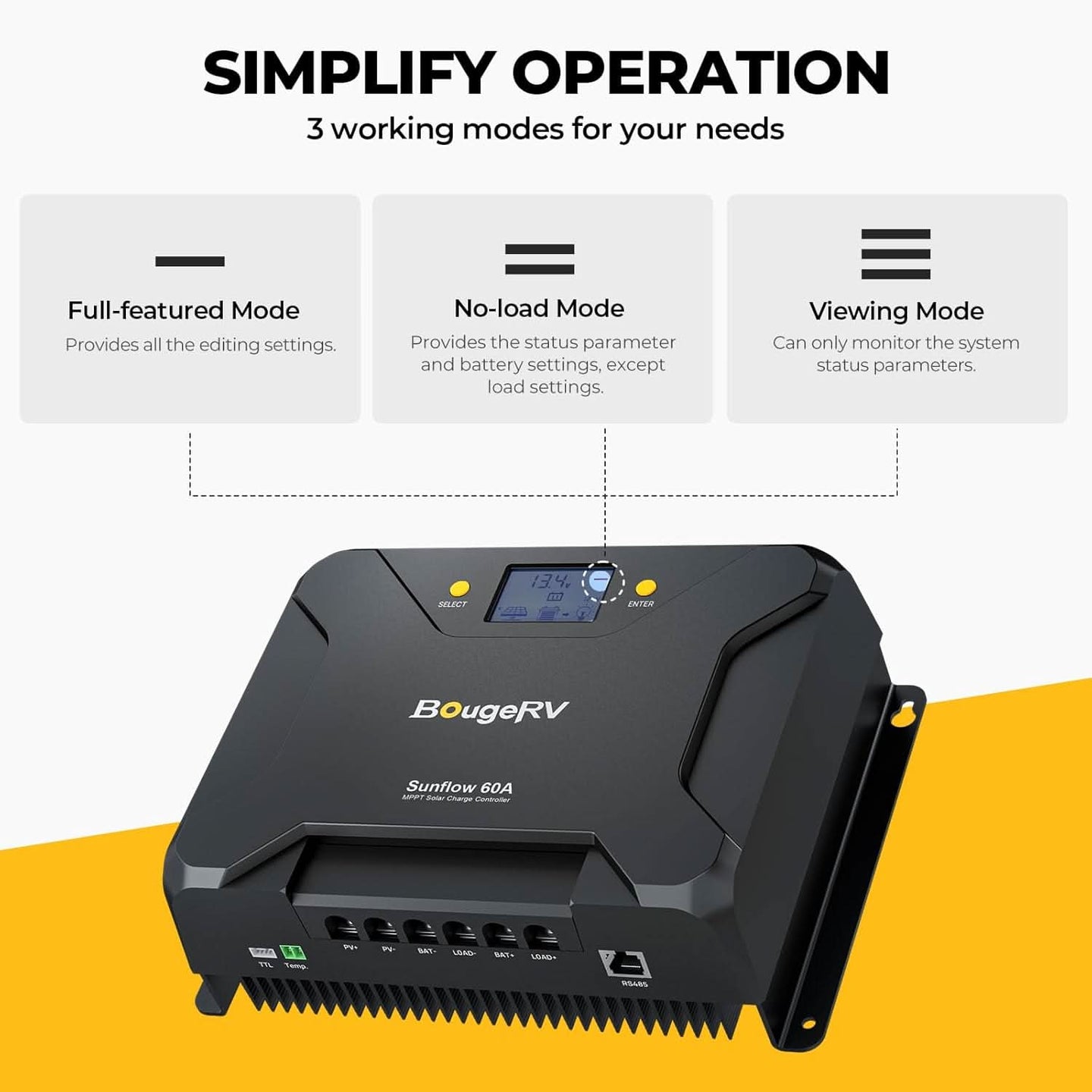Product photo of BougeRV 800W 12V Rigid Solar System Kit
