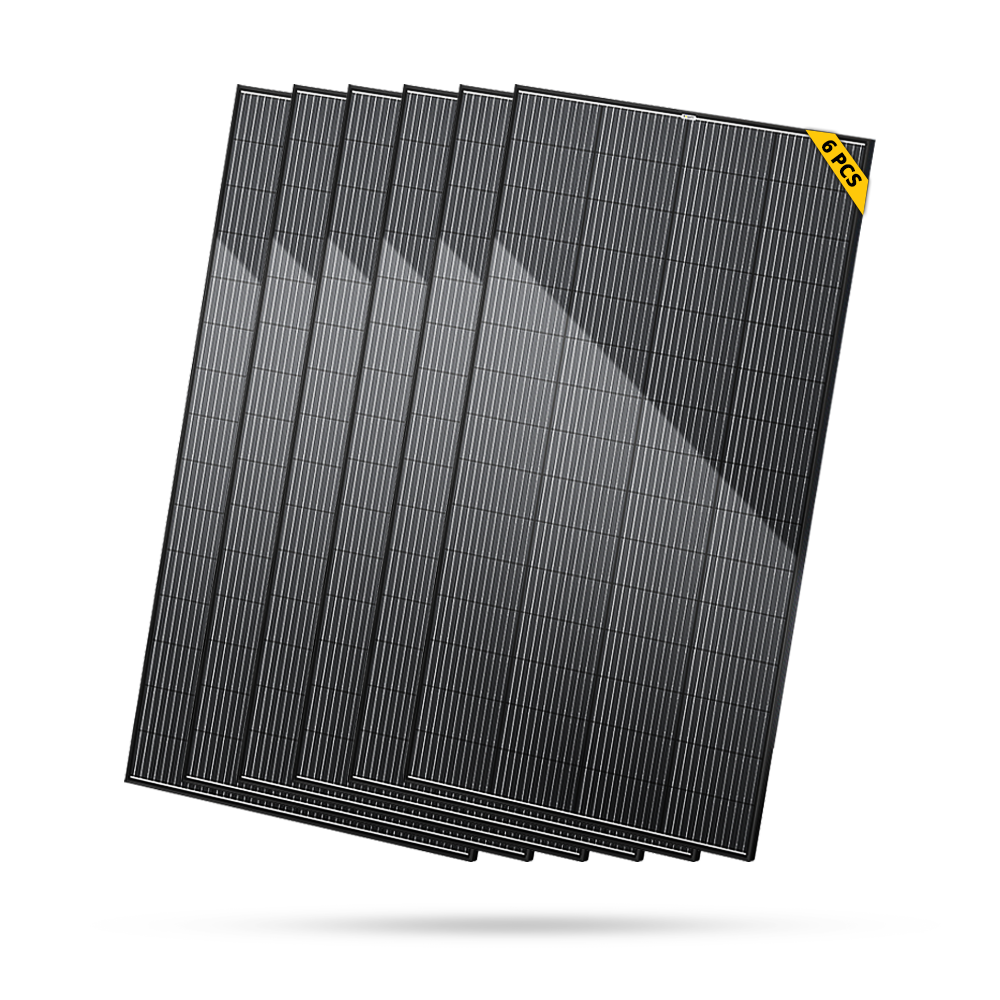 Product photo of BougeRV Bifacial 600 Watts 12BB 12V/24V Rigid Solar Panel