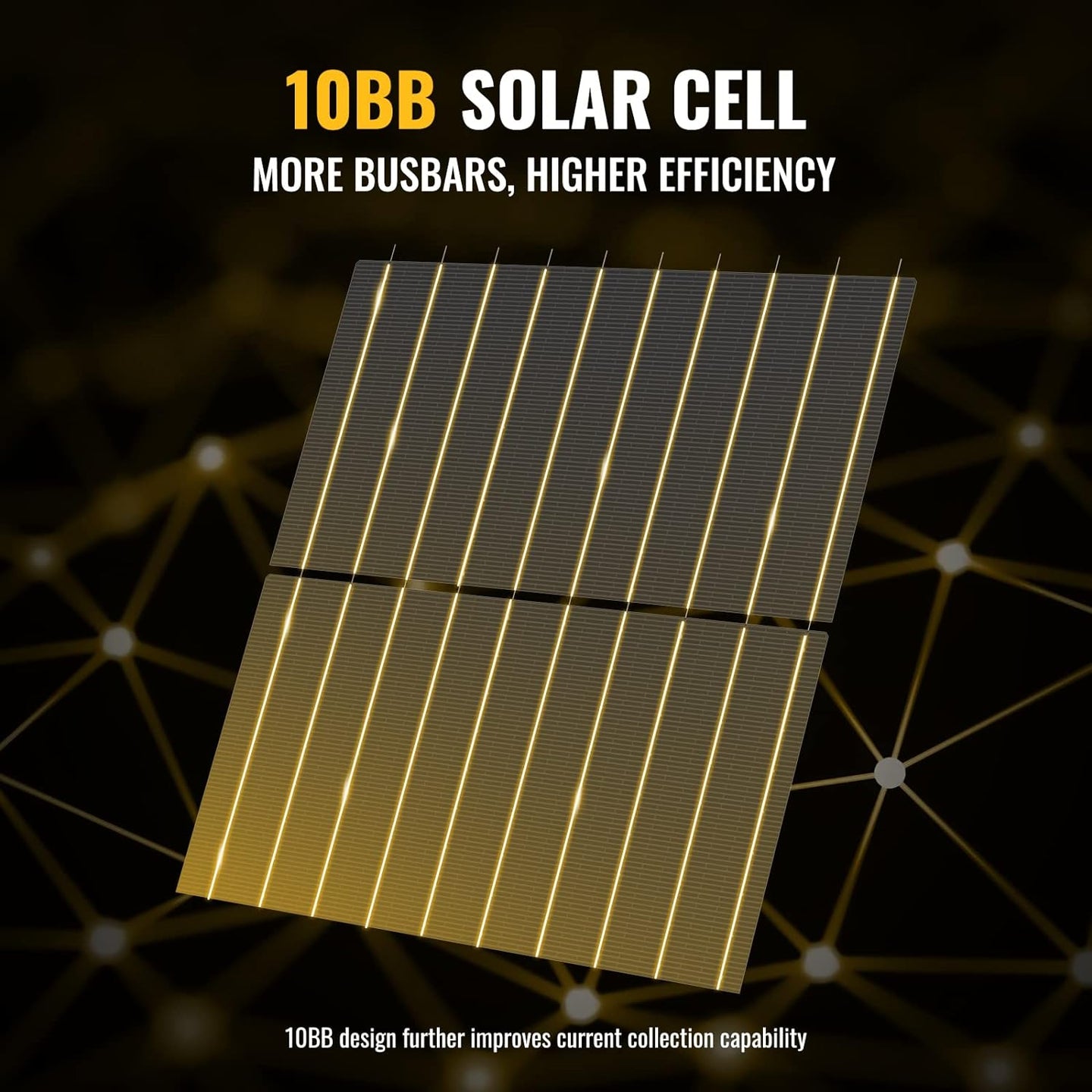 BougeRV 400W 10BB solar panel