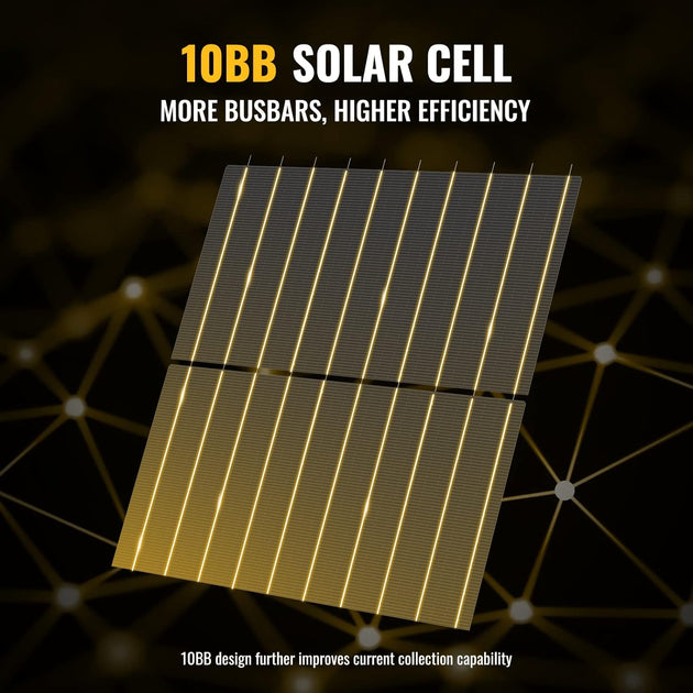 BougeRV 400W 10BB solar panel
