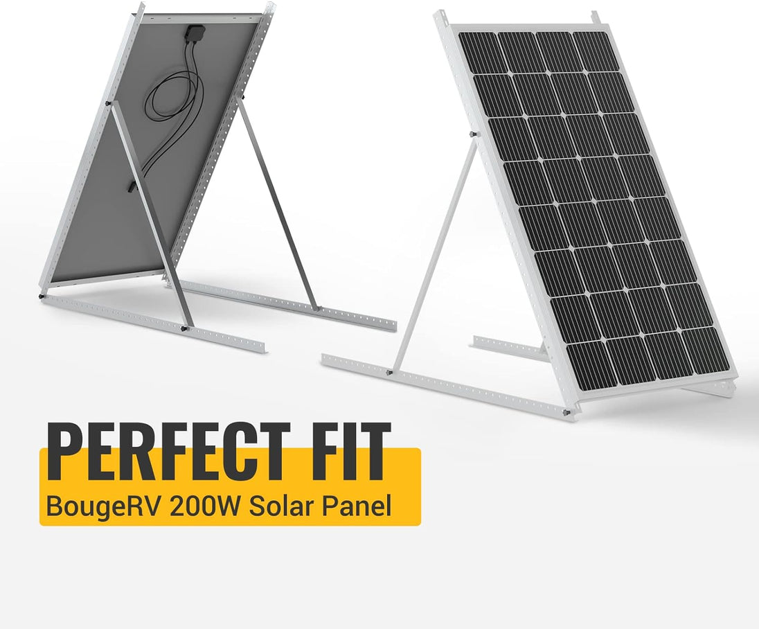 BougeRV 58in Adjustable Solar Panel Tilt Mount Brackets