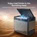 Product photo of BougeRV New Rocky V3.0 81QT Dual Zone 12V Car Fridge