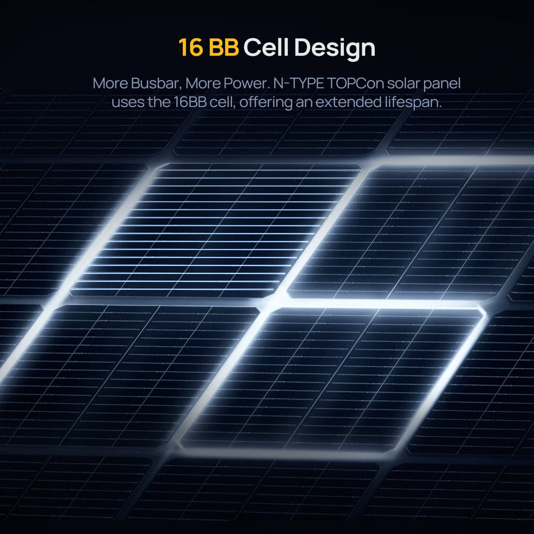 Product photo of BougeRV 12V 400W TOPCon Rigid Solar Kit