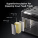 Product photo of BougeRV New Rocky V3.0 81QT Dual Zone 12V Car Fridge