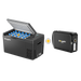 BougeRV 12V 23QT Refrigerator Black with JuiceGo 240Wh Portable Power Station