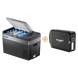 BougeRV 12V Refrigerator Black with JuiceGo 240Wh Portable Power Station