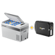 BougeRV 12V Refrigerator with JuiceGo 240Wh Portable Power Station - White