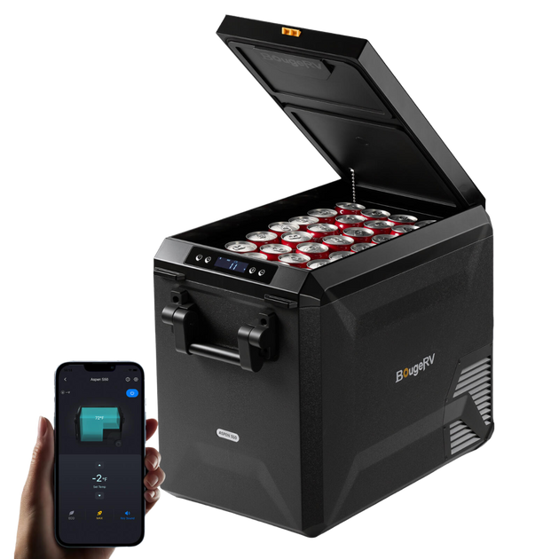 BougeRV ASPEN S50 12V 50QT Portable Fridge