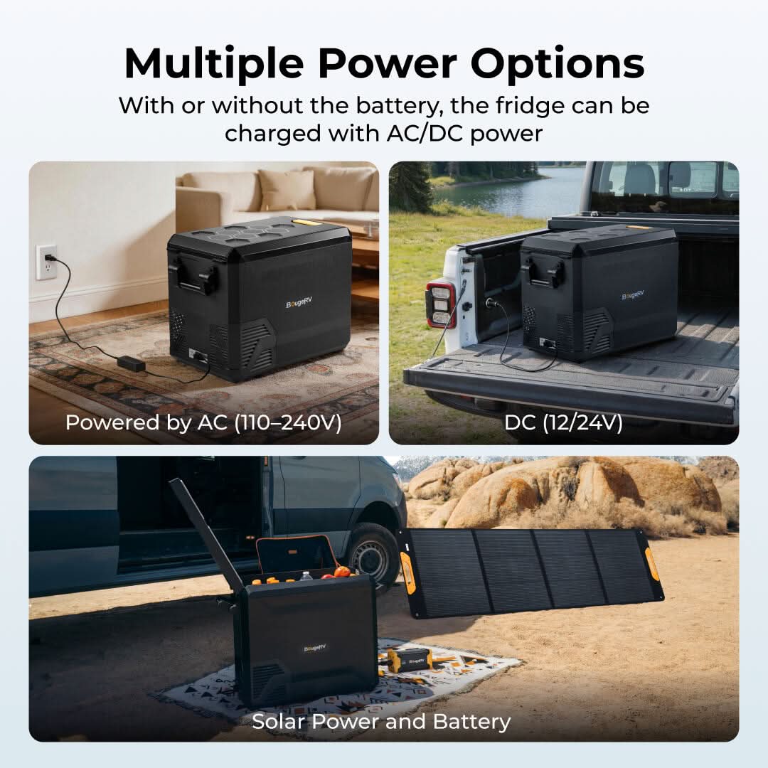 BougeRV ASPEN S50 12V 50QT Portable Fridge
