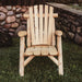 Lakeland Mills Cedar Log Lounge Chair
