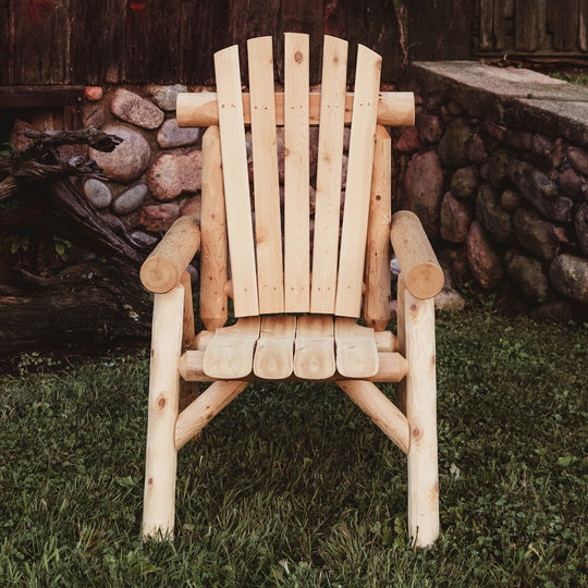 Lakeland Mills Cedar Log Dining Chair - detail