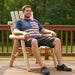Lakeland Mills American Cedar Log Lounge Chair