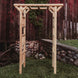 Small Cedar Log Arbor